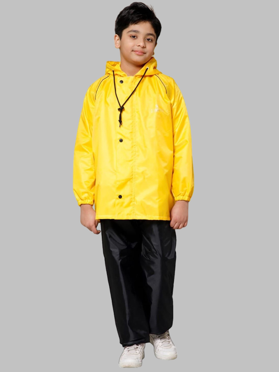 THE CLOWNFISH Kids Duke Waterproof Hooded Rain Suit
