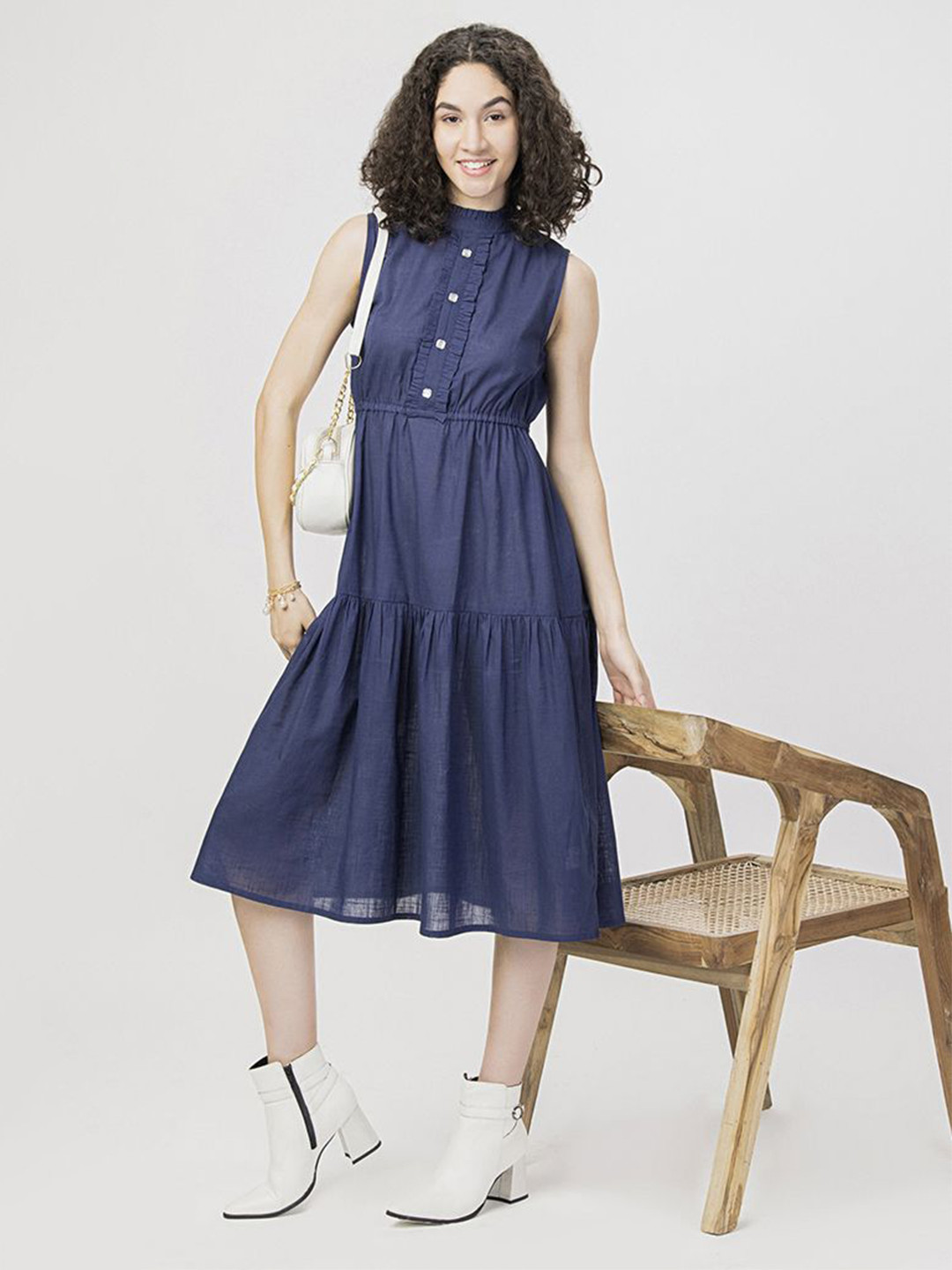 HOUSE OF S A-Line Midi Dress