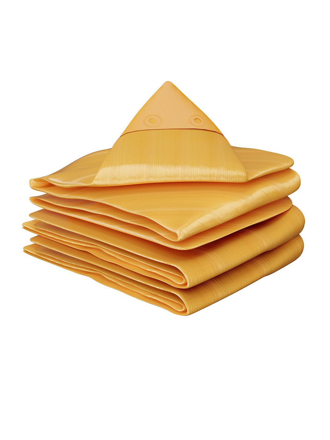 Kuber Industries Yellow Waterproof 120 GSM Premium Polyethylene Tent