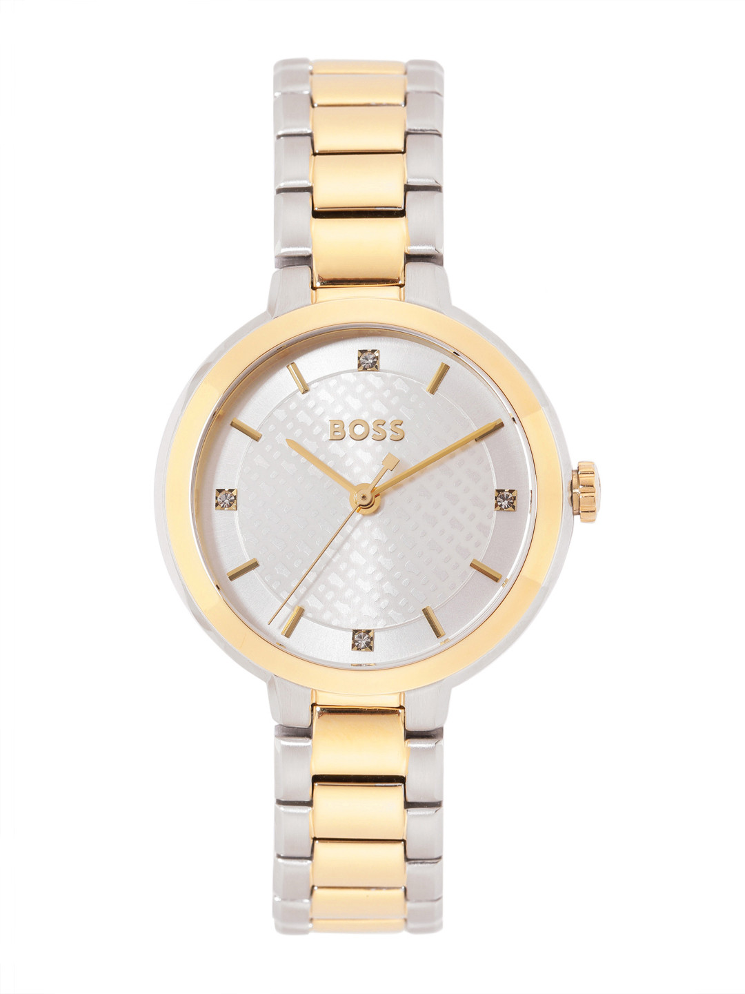 BOSS Women Sena Embellished Bracelet Style Analogue Watch 1502761