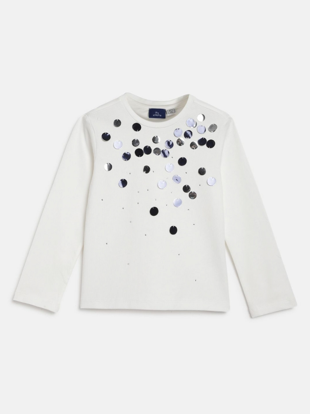 Chicco Girls Polka Dot Printed T-shirt