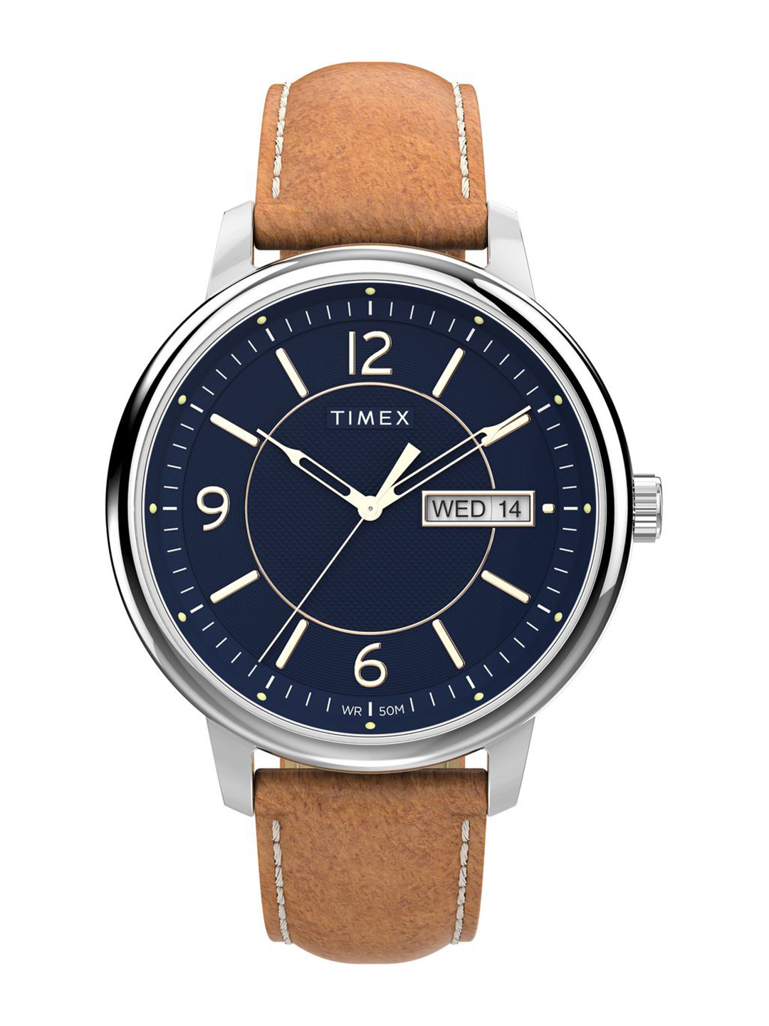 Timex Men Leather Straps Analogue Watch TW2V29000UJ