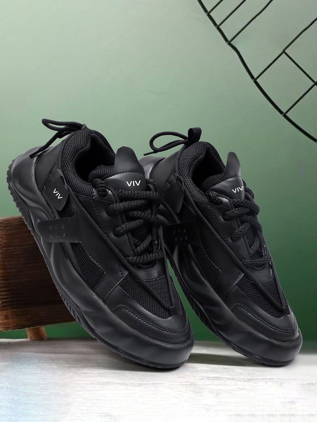 VIV Men Mesh Lace-Ups Sneakers