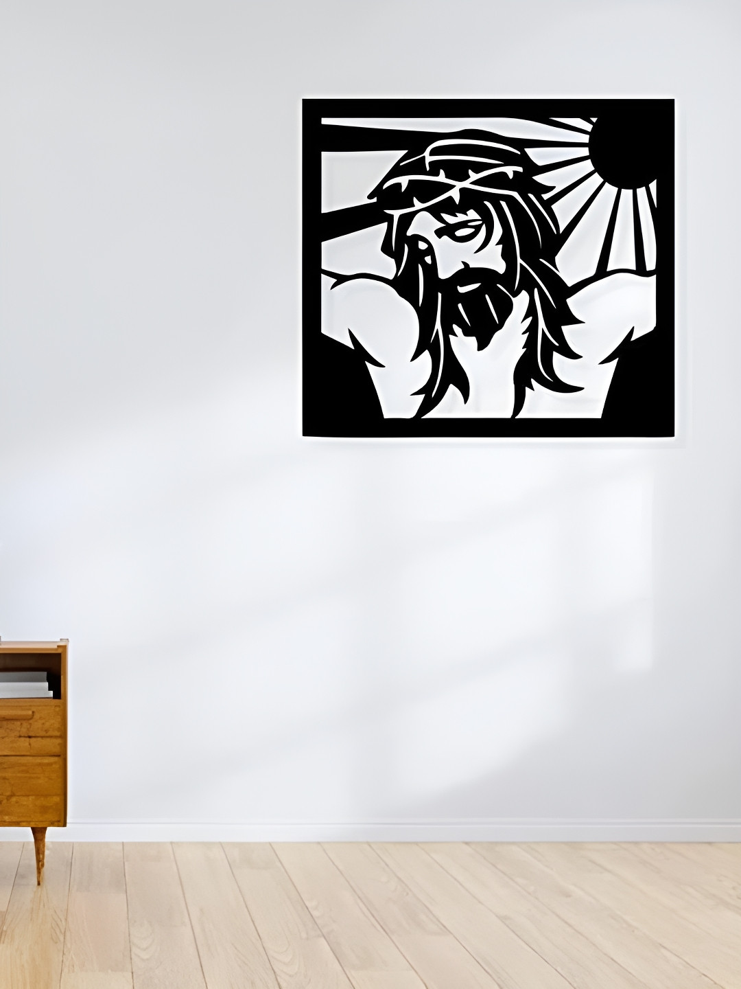 ARTROOMS Jesus Metal Hanging Hall Spiritual Wall Decor-22In