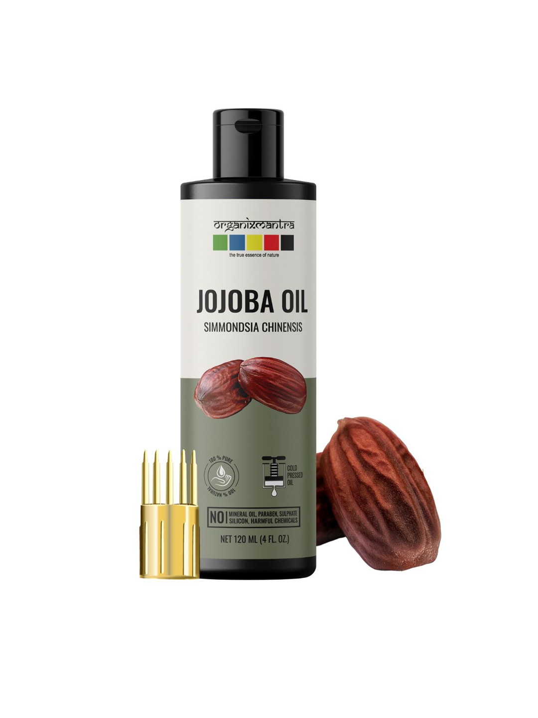 Organix Mantra Cold Pressed Organic Jojoba Oil - 120ml