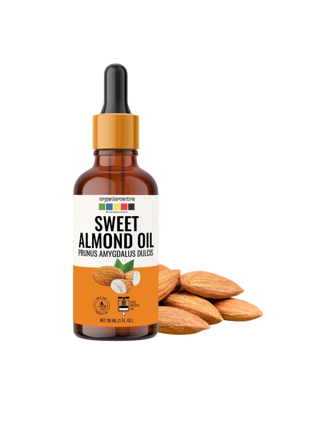 Organix Mantra Cold Pressed Organic Sweet Almond Oil - 30ml
