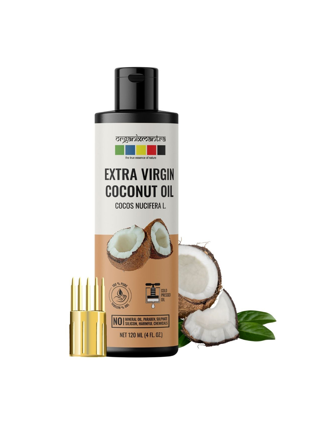 Organix Mantra Cold Pressed Organic Extra Virgin Coconut Oil - 120ml