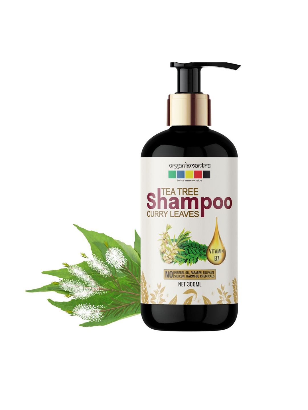 Organix Mantra Tea Tree & Curry Leaves Shampoo - 300ml