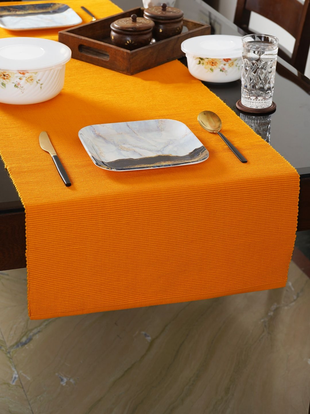 CDI Orange Pure Cotton Runner