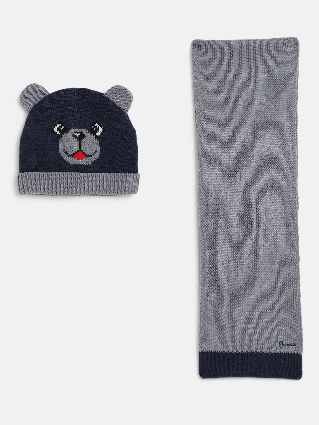 Chicco Boys Woollen Beanie with Muffler