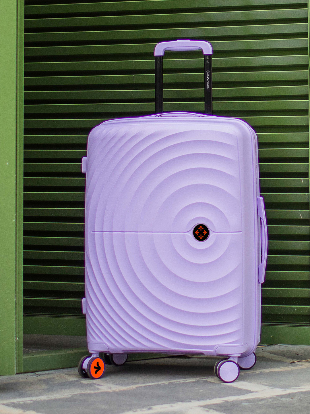 Nasher Miles Seattle Hard Polypropylene Large Pastel Purple Trolley Bag - 28 Inch (75 cm)