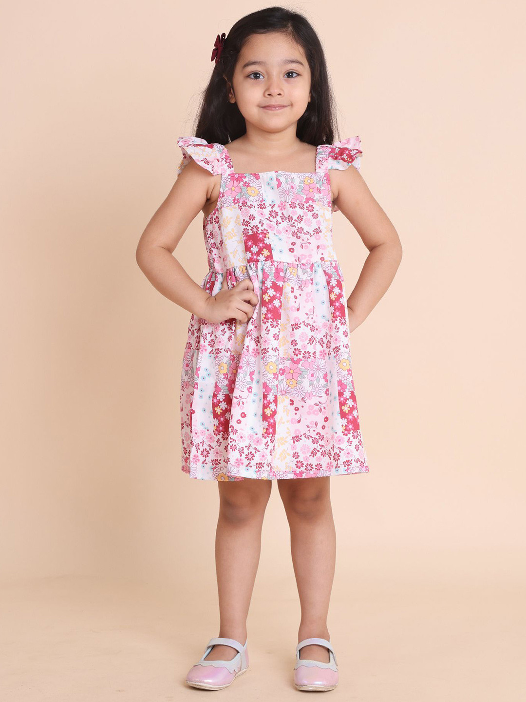 House of Spades Floral Print Fit & Flare Dress