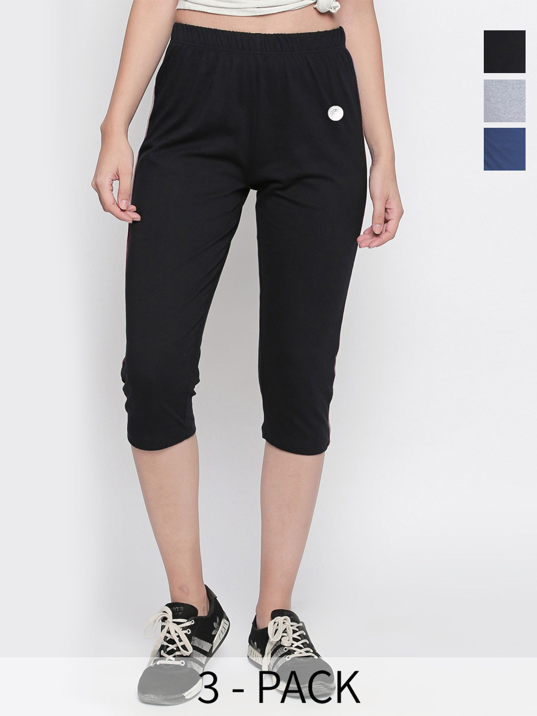 Outflits Women Pack Of 3 Capris