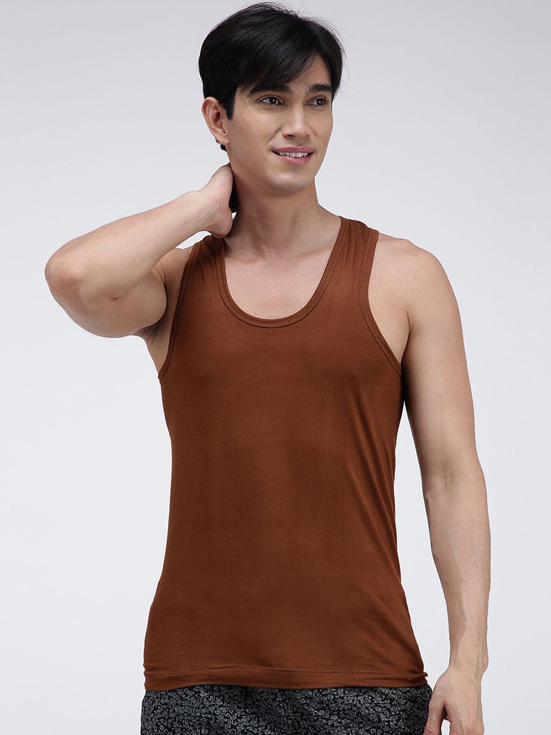 AMUL COMFY Men Sleeveless Pure Cotton Innerwear Vests-AC-CVESTRN-LB-3XL-1PC