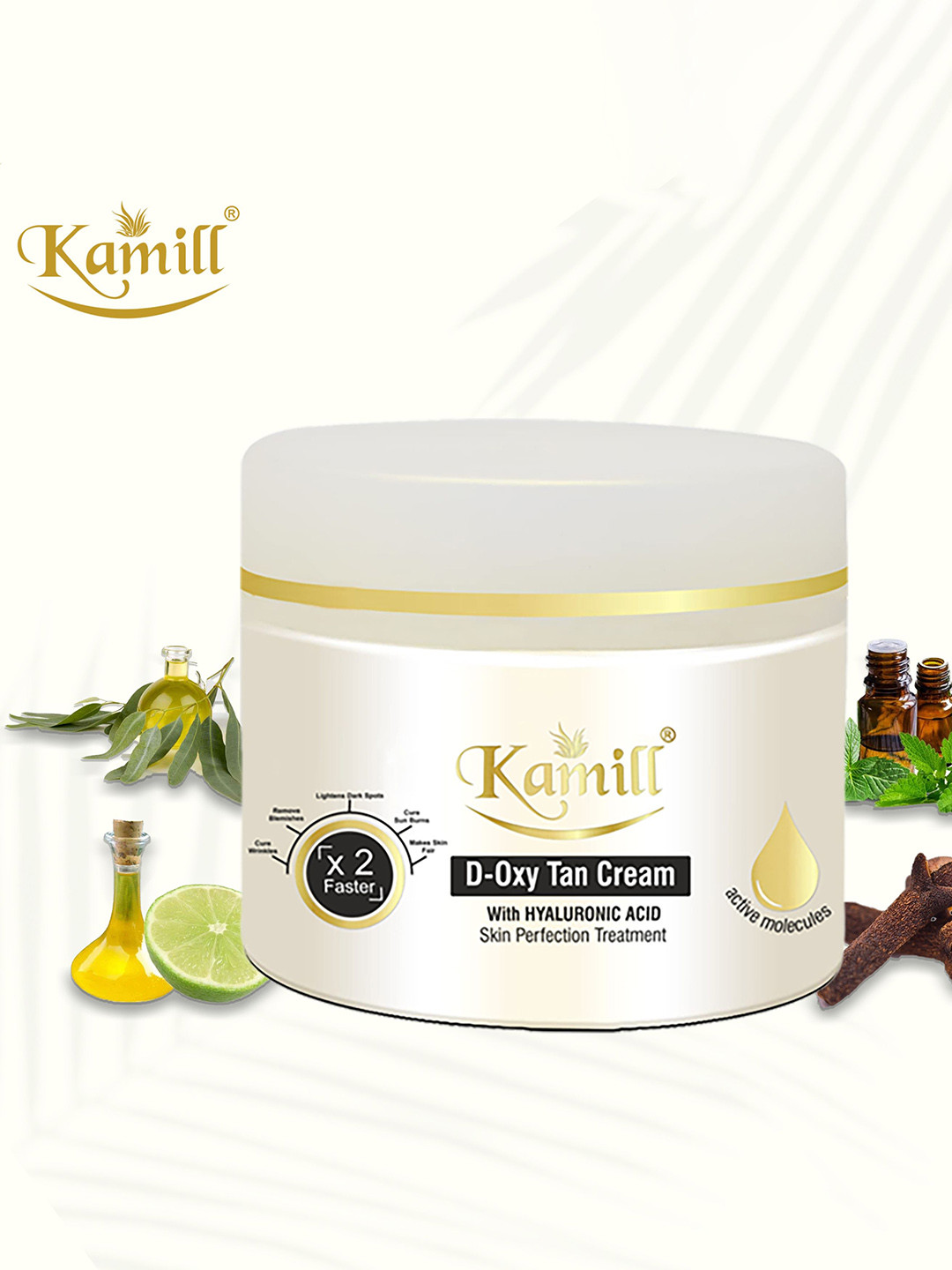 KAMILL D-Oxy Tan Cream with Peppermint Oil & Hyaluronic Acid - 250 ml
