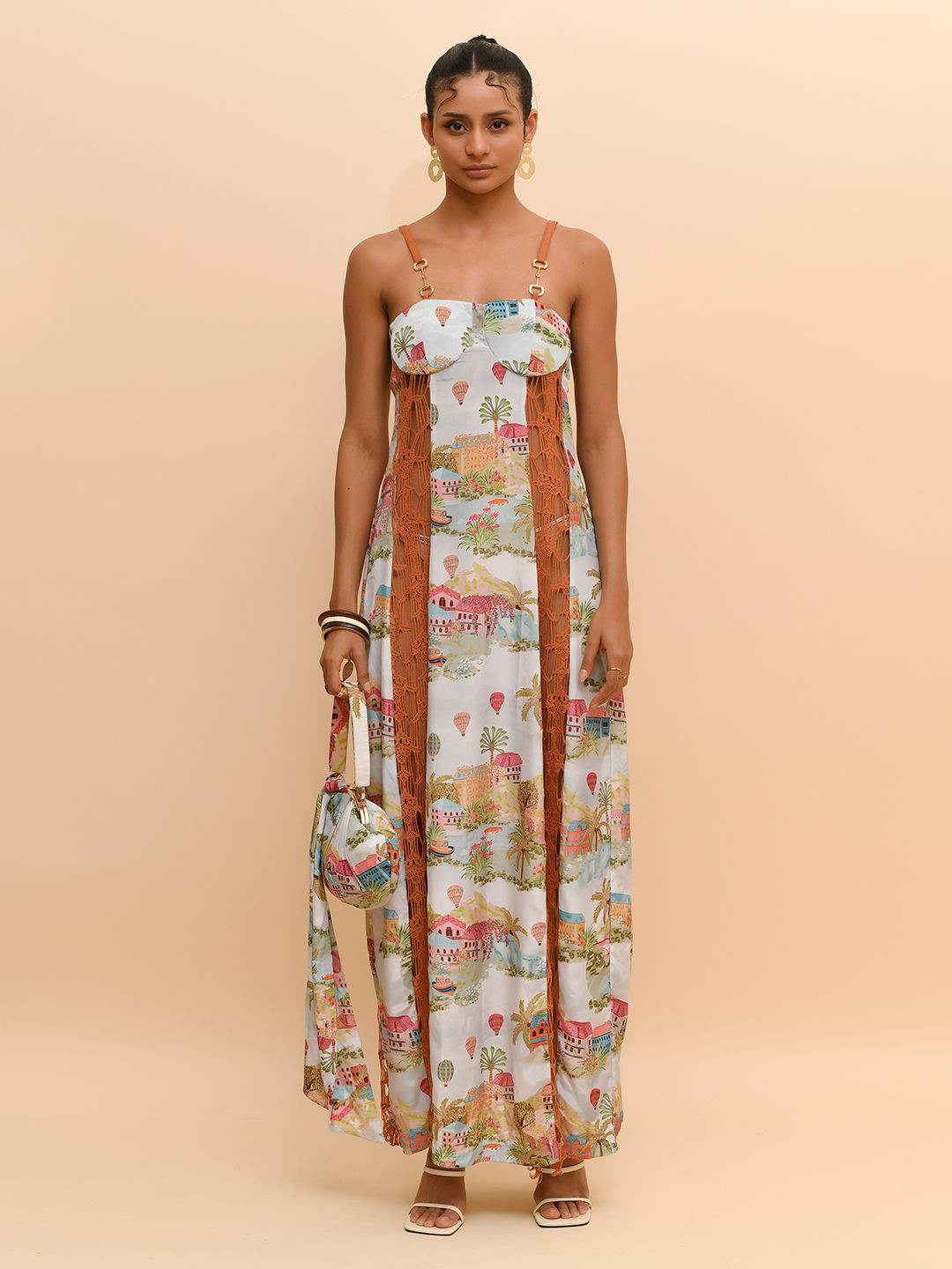 R.Y by Rishi and Vibhuti Women Sleeveless Maxi Dress