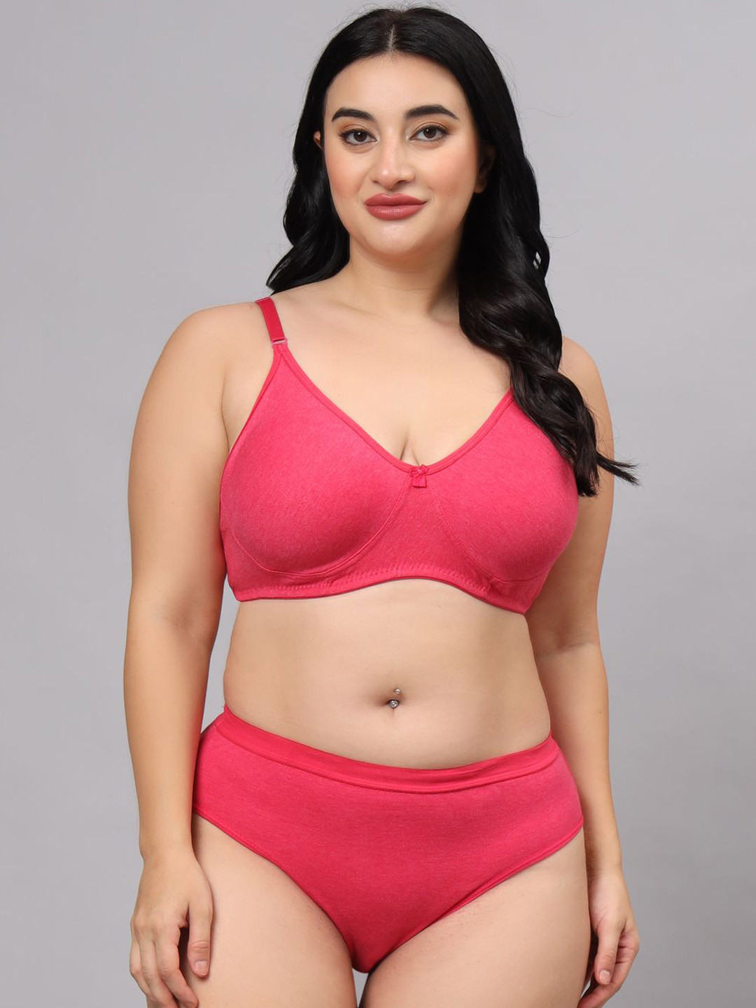 Boleem High-Rise Non-Padded Lingerie Set 1 Set KhushiPink-30B