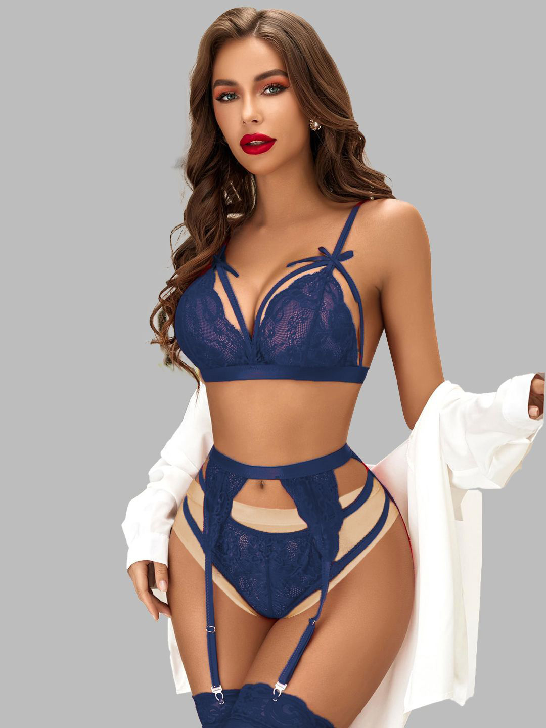 FIMBUL Net Lingerie Set
