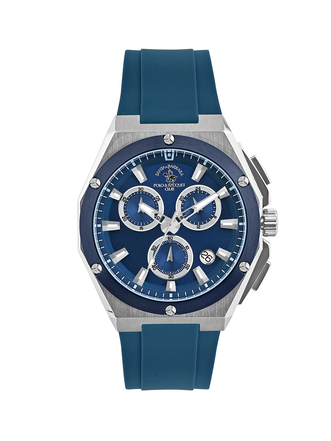 SANTA BARBARA POLO & RACQUET CLUB Men Patterned Quartz Analogue Watch SB.1.10578-2
