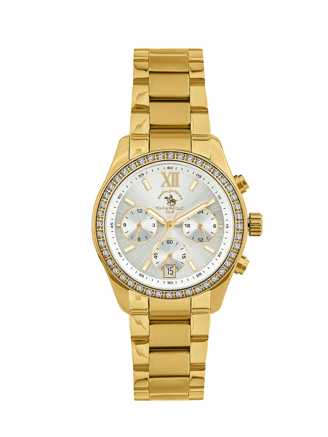 SANTA BARBARA POLO & RACQUET CLUB Women Round Dial Quartz Watch SB.1.10579-4