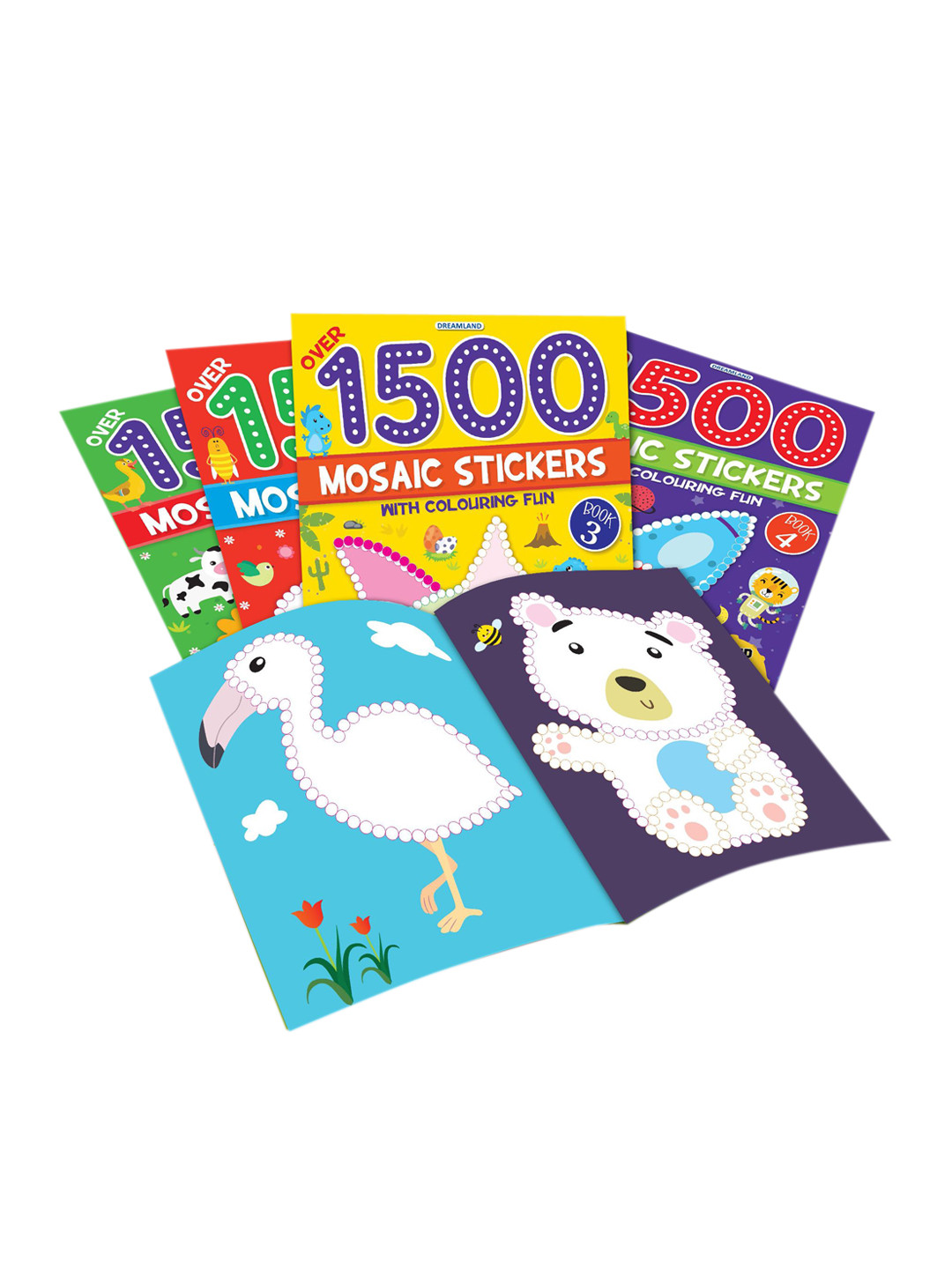 Dreamland Kids 1500 Mosaic Stickers Book