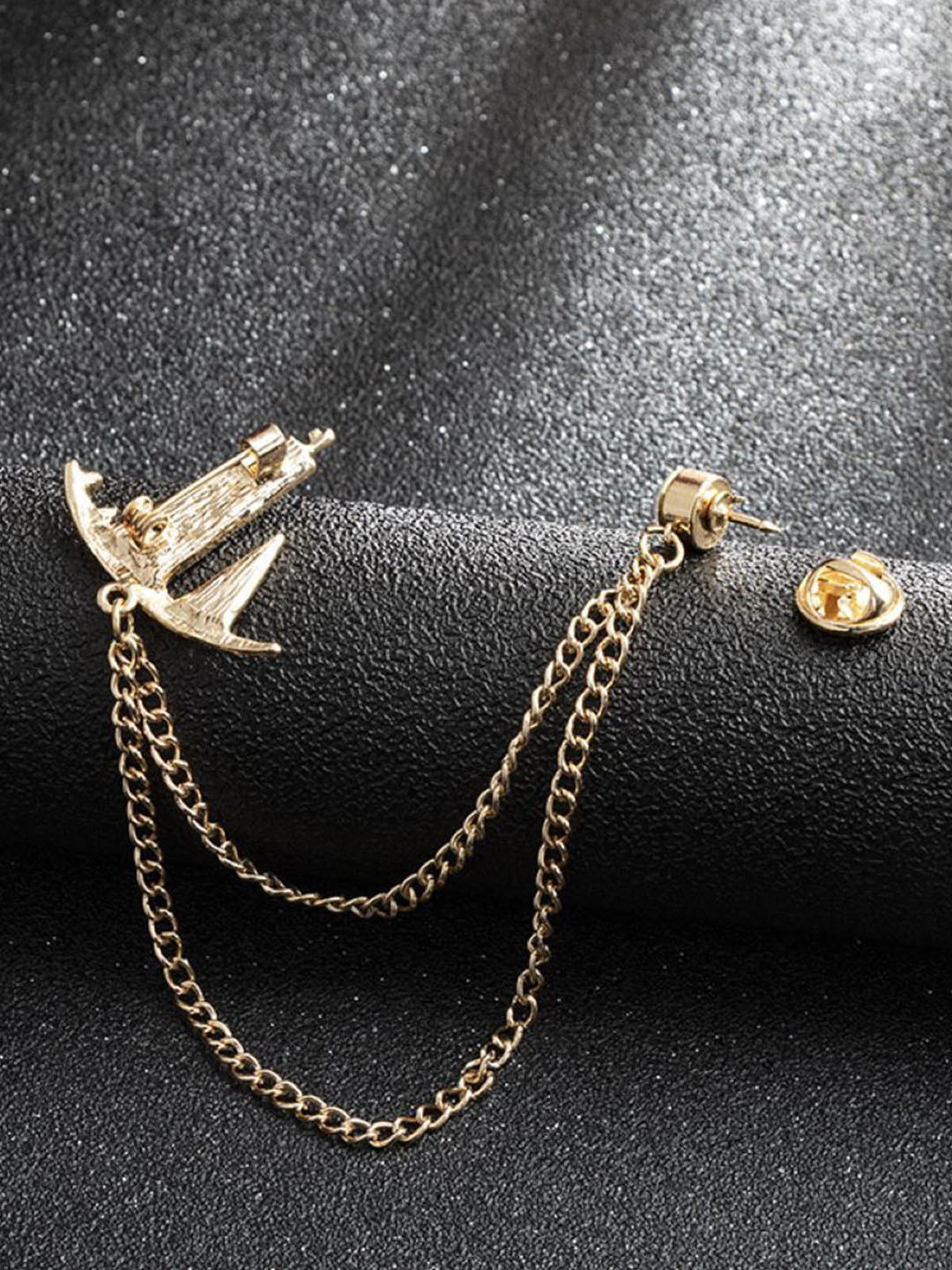 SYGA Men Artificial Stones Brooch