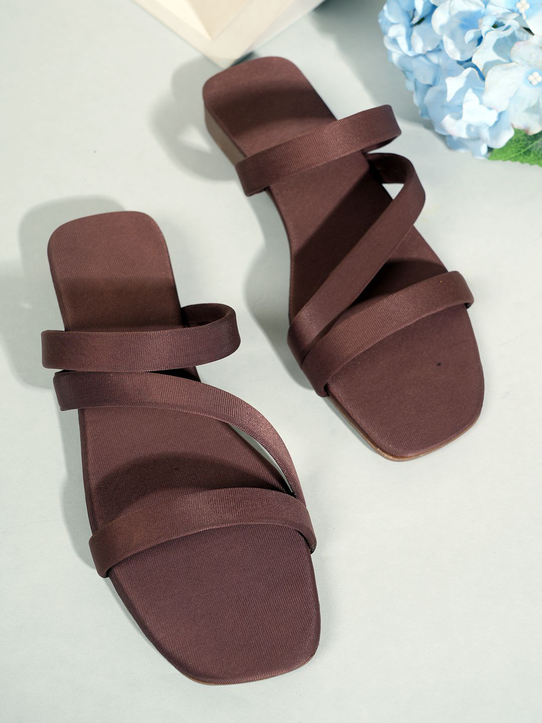 SAPATOS Women Open Toe Flats