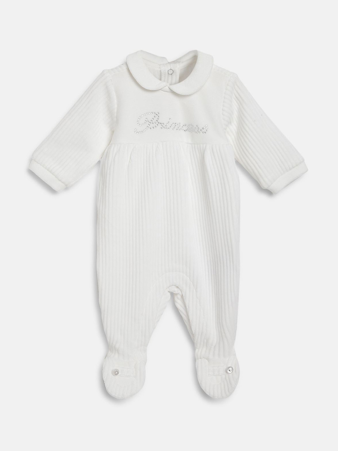 Chicco Girls   Solid Leg Opening Sleepsuit