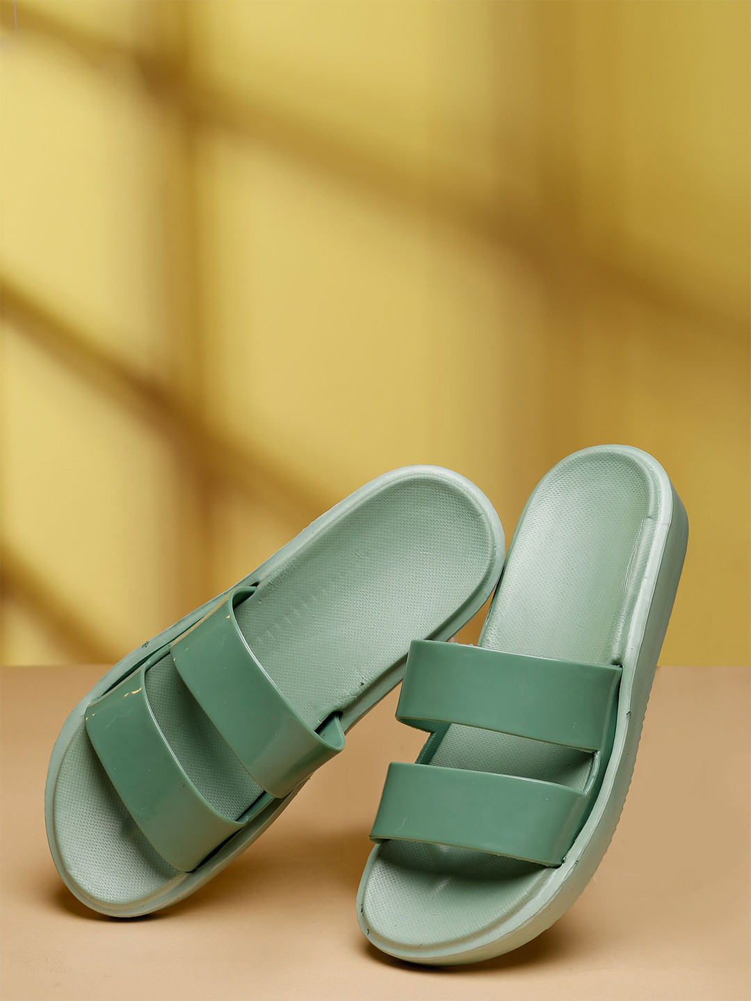 JUMPLITE Women Comfort Fit Rubber Sliders