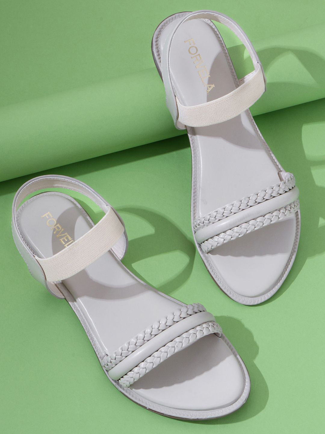FORVELA Women Open Toe Flats
