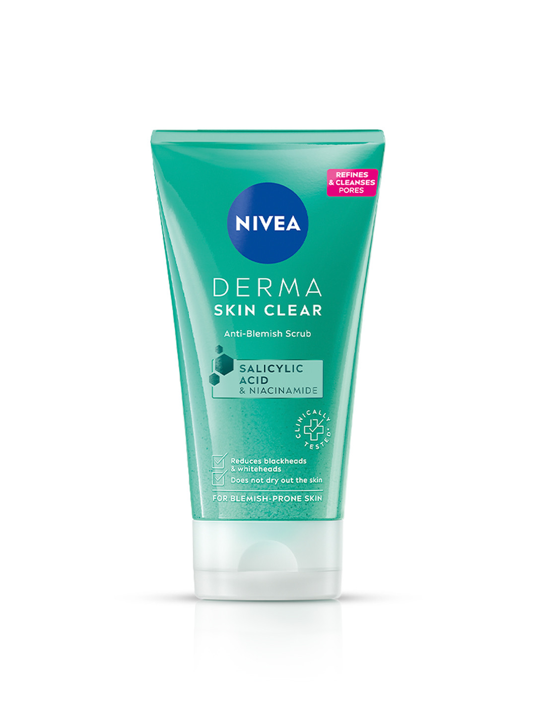 Nivea Derma Skin Clear Anti-Blemish Scrub with Salicylic Acid & Niacinamide - 150 ml