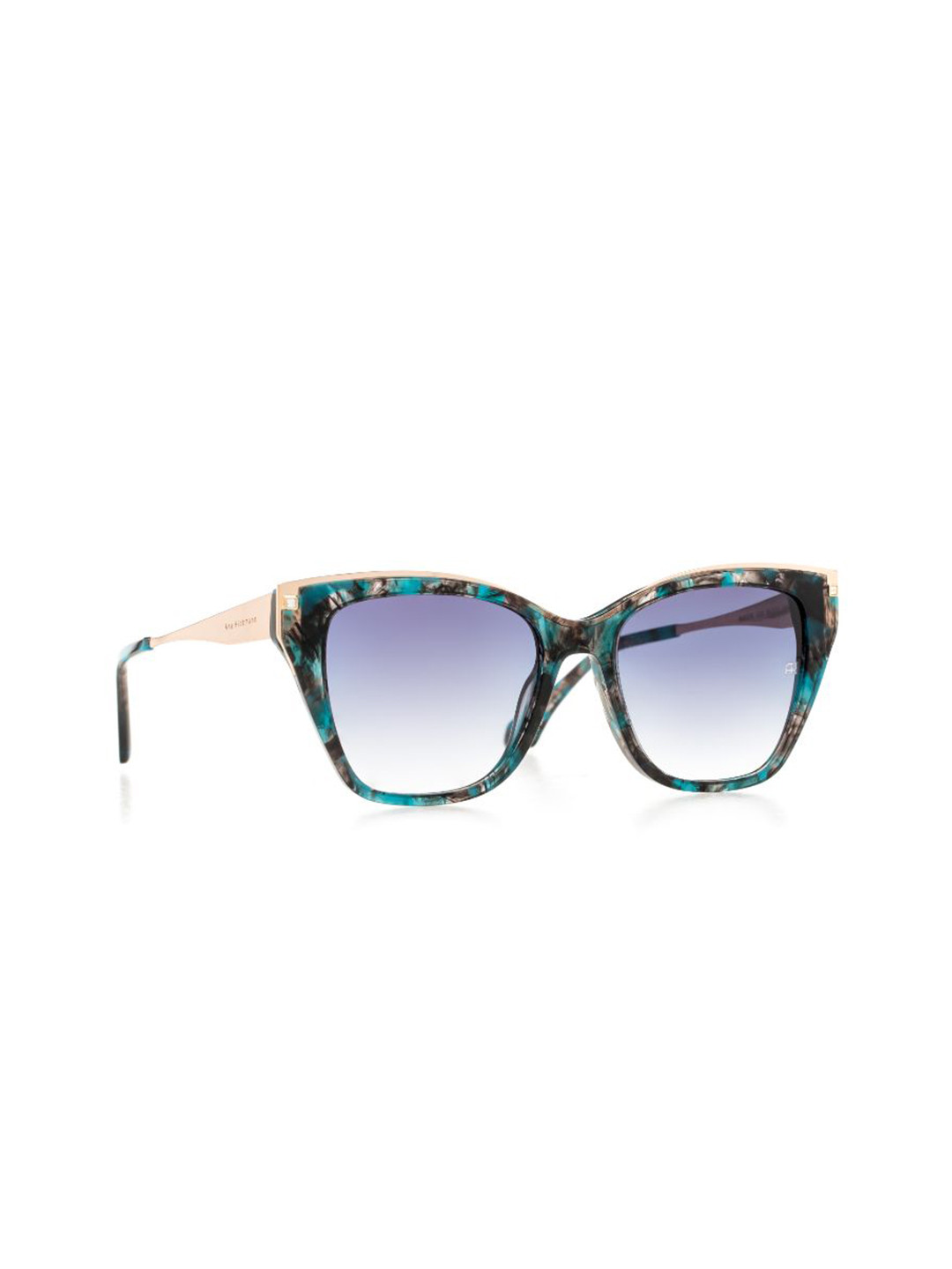 Ana Hickmann Women Round Shape Full Rim Cateye Sunglasses with UV Protected Lens