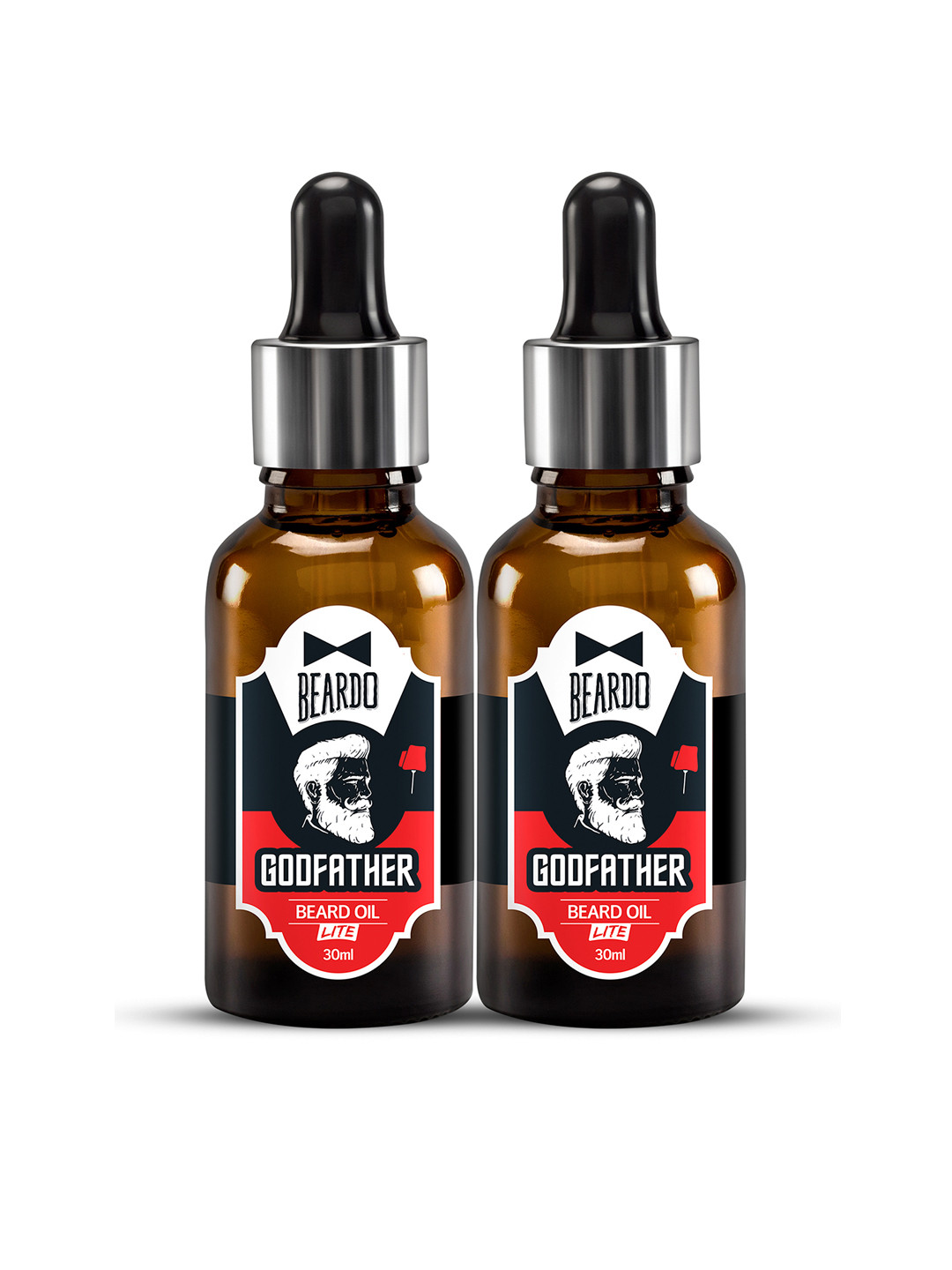 BEARDO Set Of 2 Godfather Lite Beard and Moustache Oil - 30ml Each