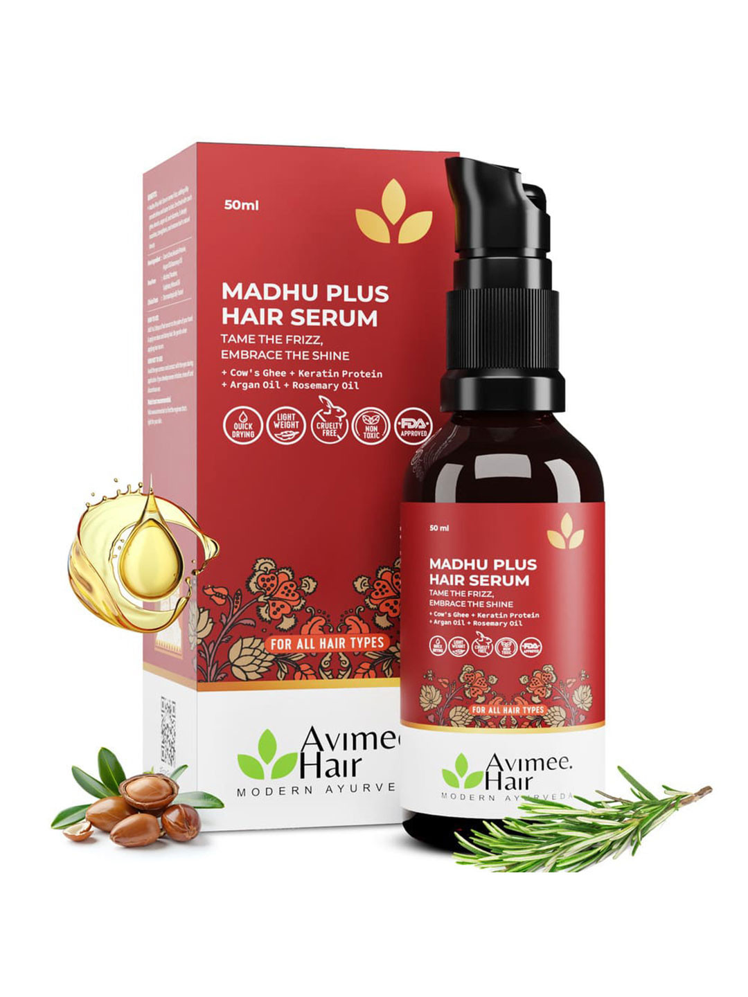 Avimee Herbal Madhu Plus Hair Serum-50ml