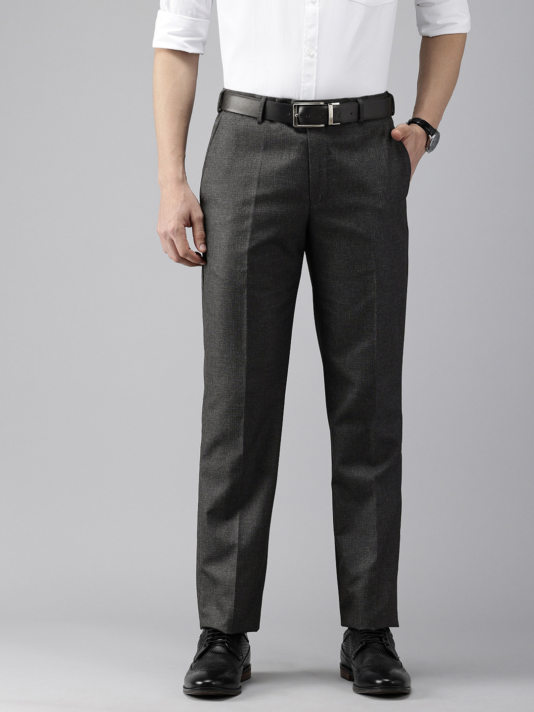Park Avenue Men Regular Fit Formal Trousers