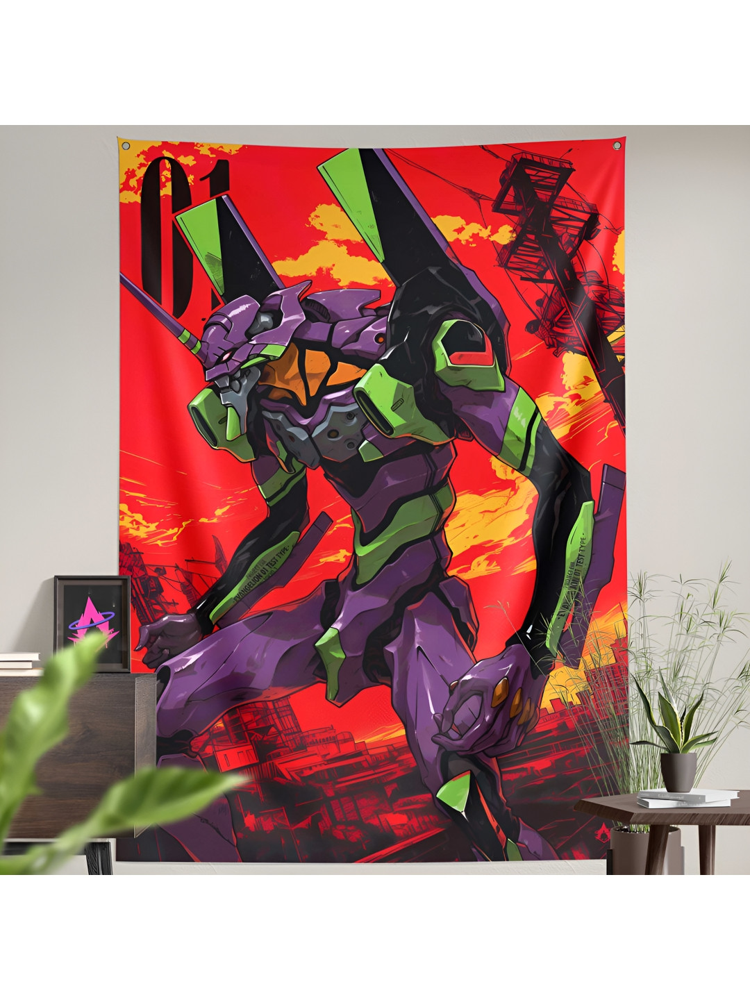 COMICSENSE Neon Genesis Evangelion Anime Unit Printed Tapestry