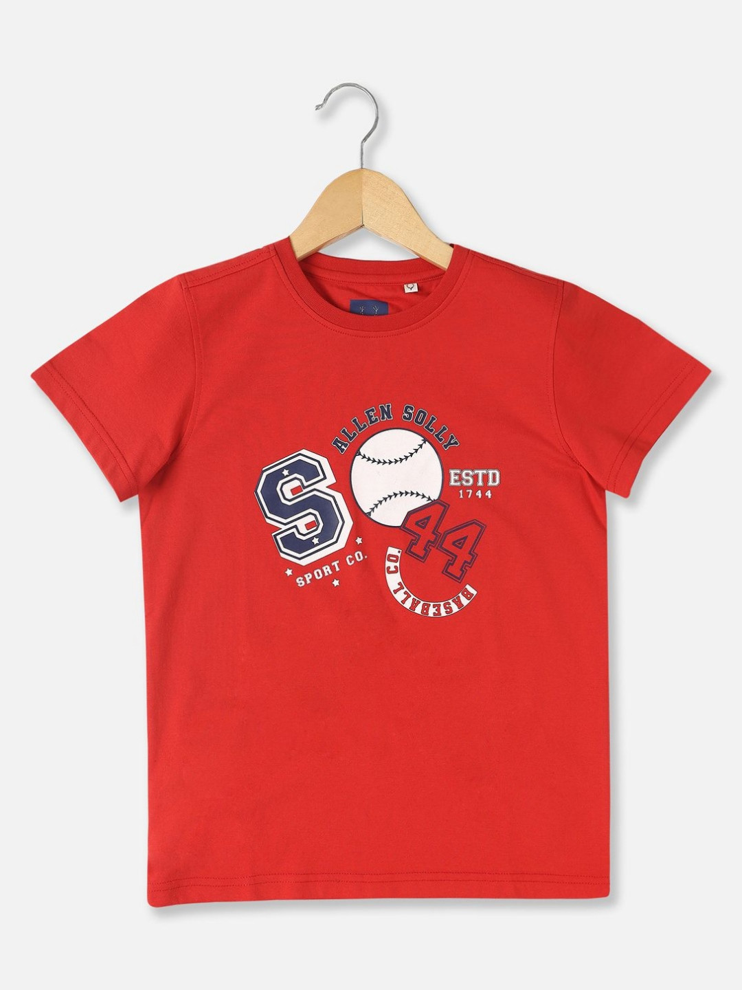 Allen Solly Junior Boys Printed Applique T-shirt