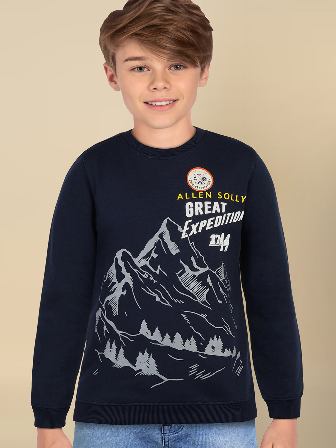 Allen Solly Junior Boys Printed Sweatshirt