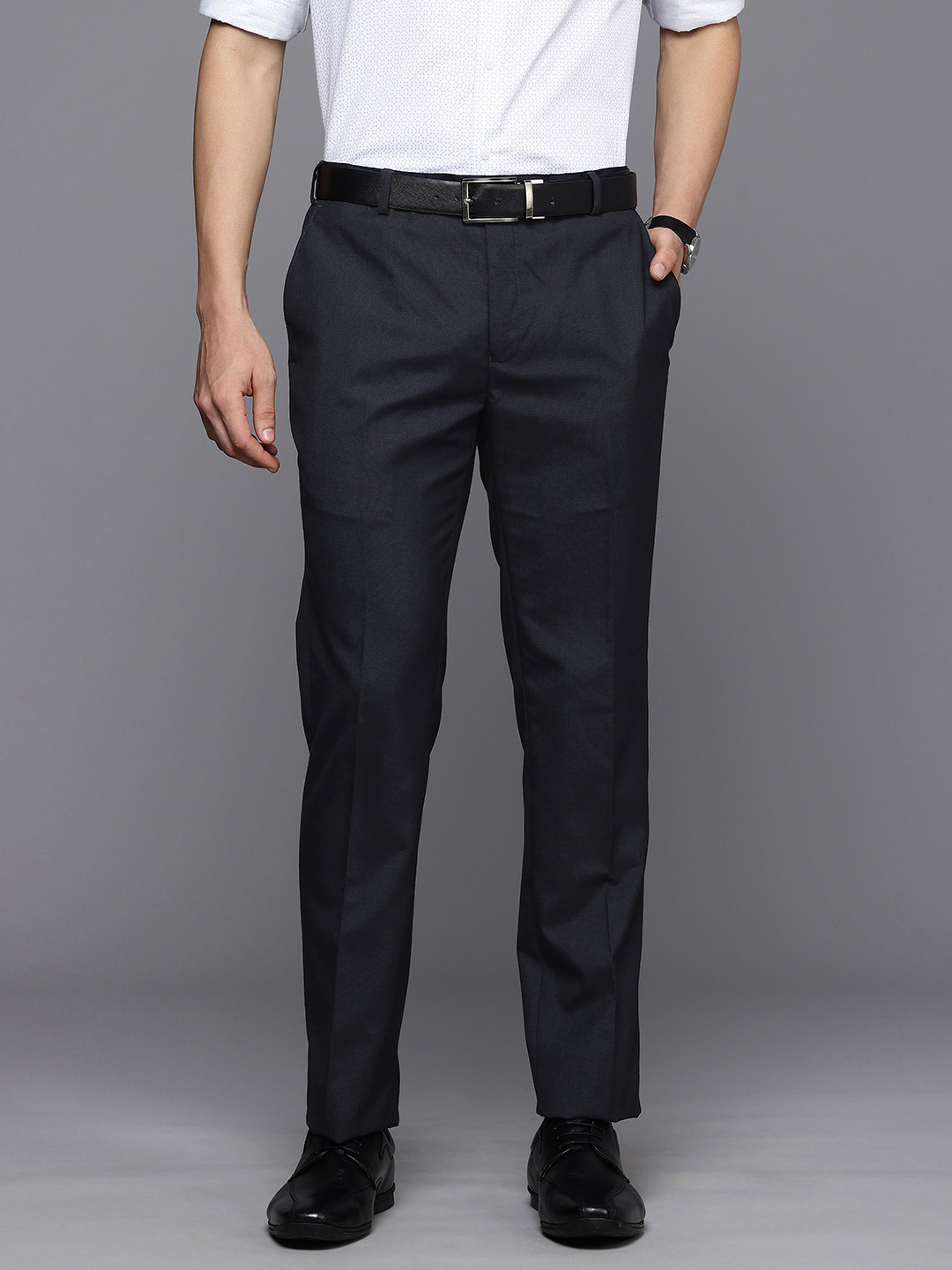 Raymond Men Slim Fit Formal Trousers