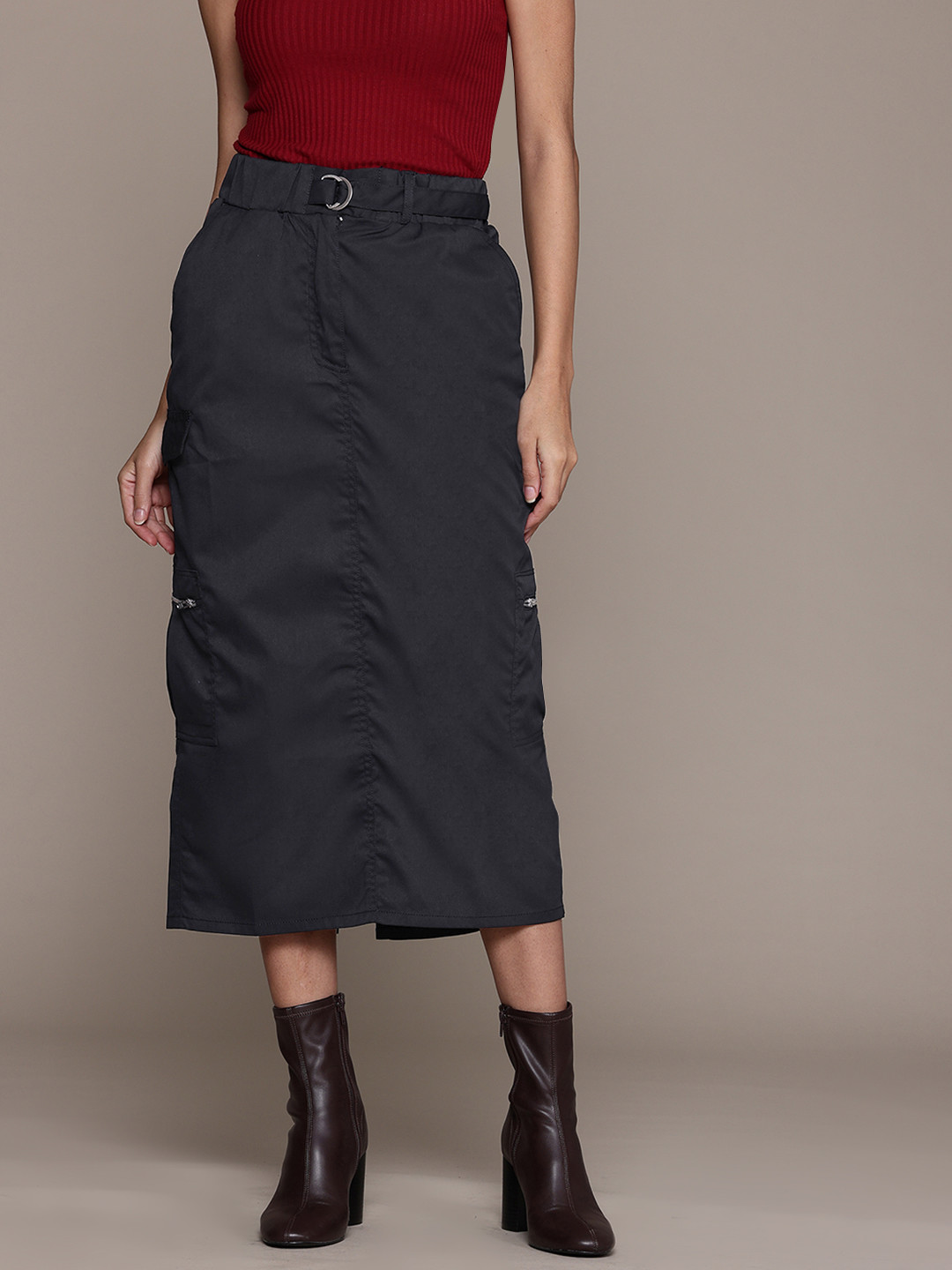 The Roadster Lifestyle Co. Cargo-Style Pure Cotton Back Slit
