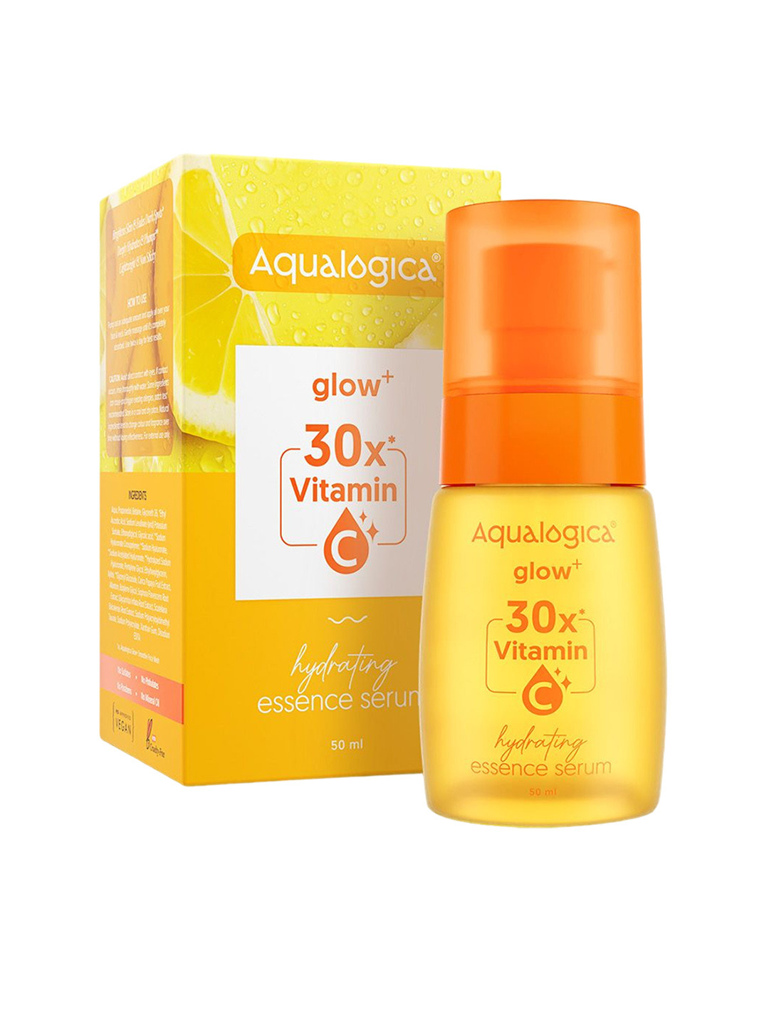 Aqualogica Glow+ 30X Vitamin C Hydrating Serum - 50ml