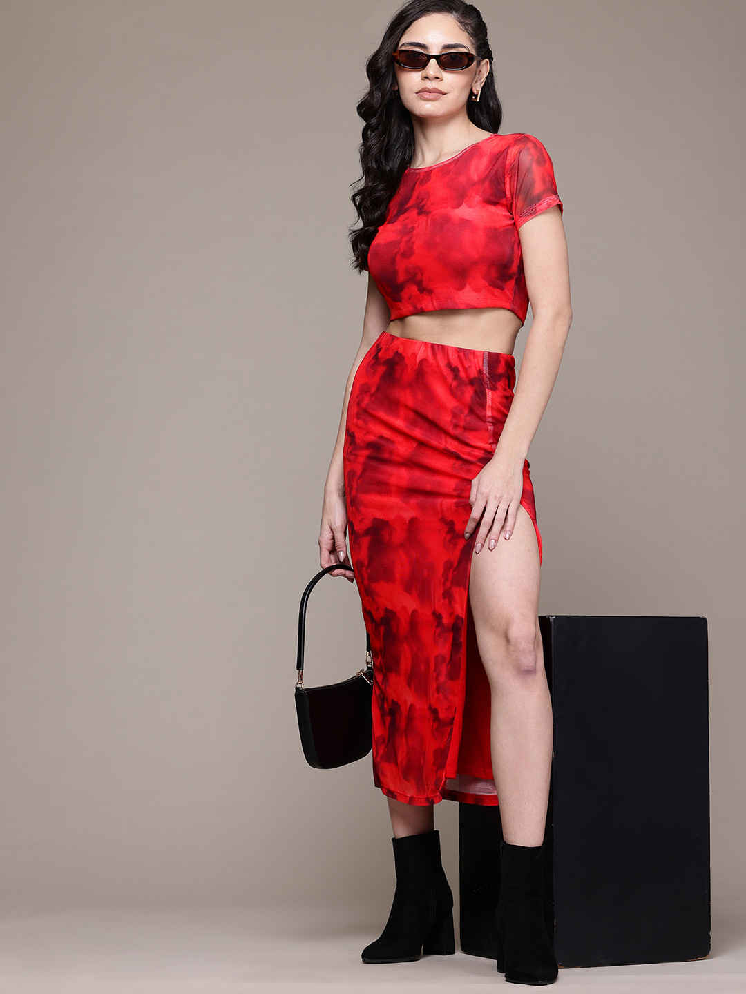 The Roadster Lifestyle Co. Tie and Dye Net Co-Ords