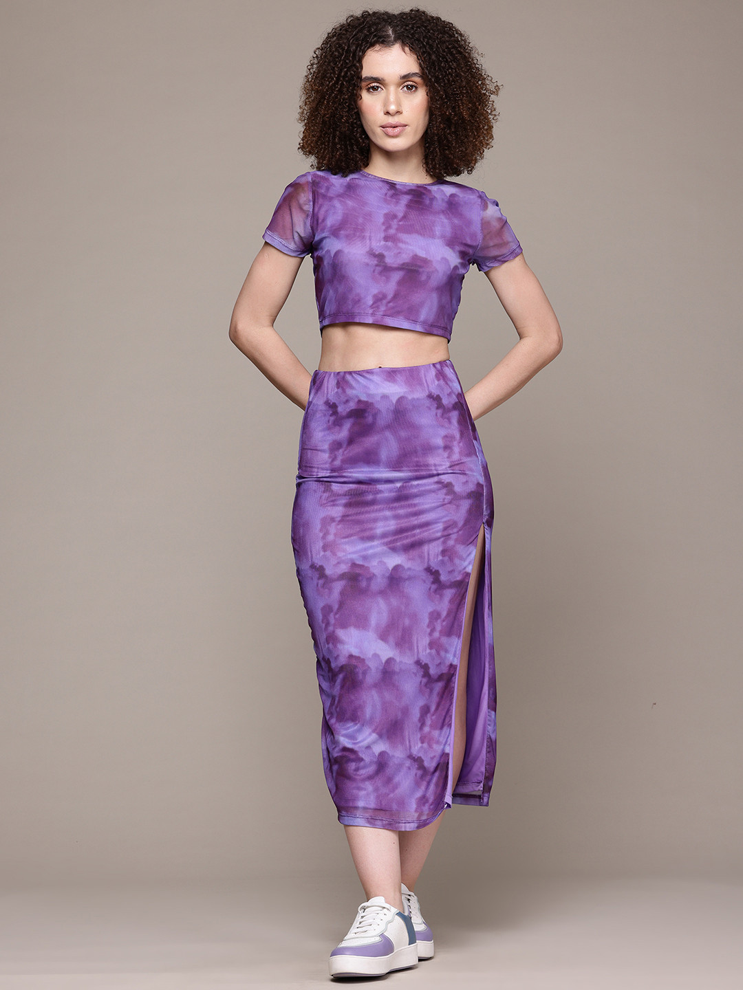 The Roadster Lifestyle Co. Tie and Dye Net Co-Ords