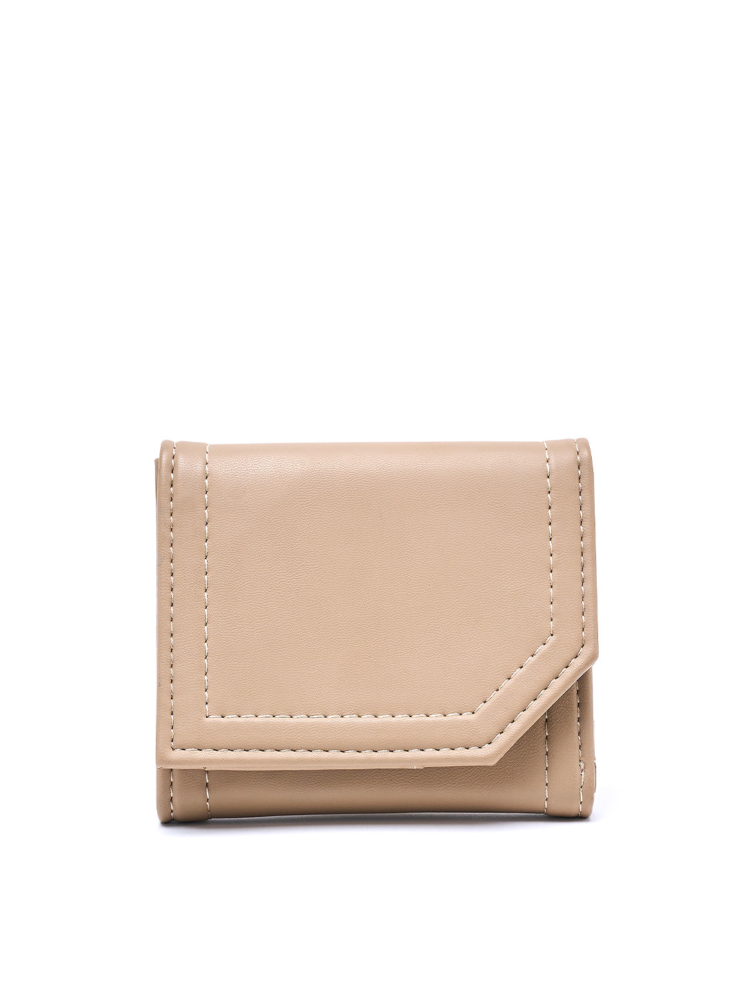 Tann Trim Finefold Wallet Beige