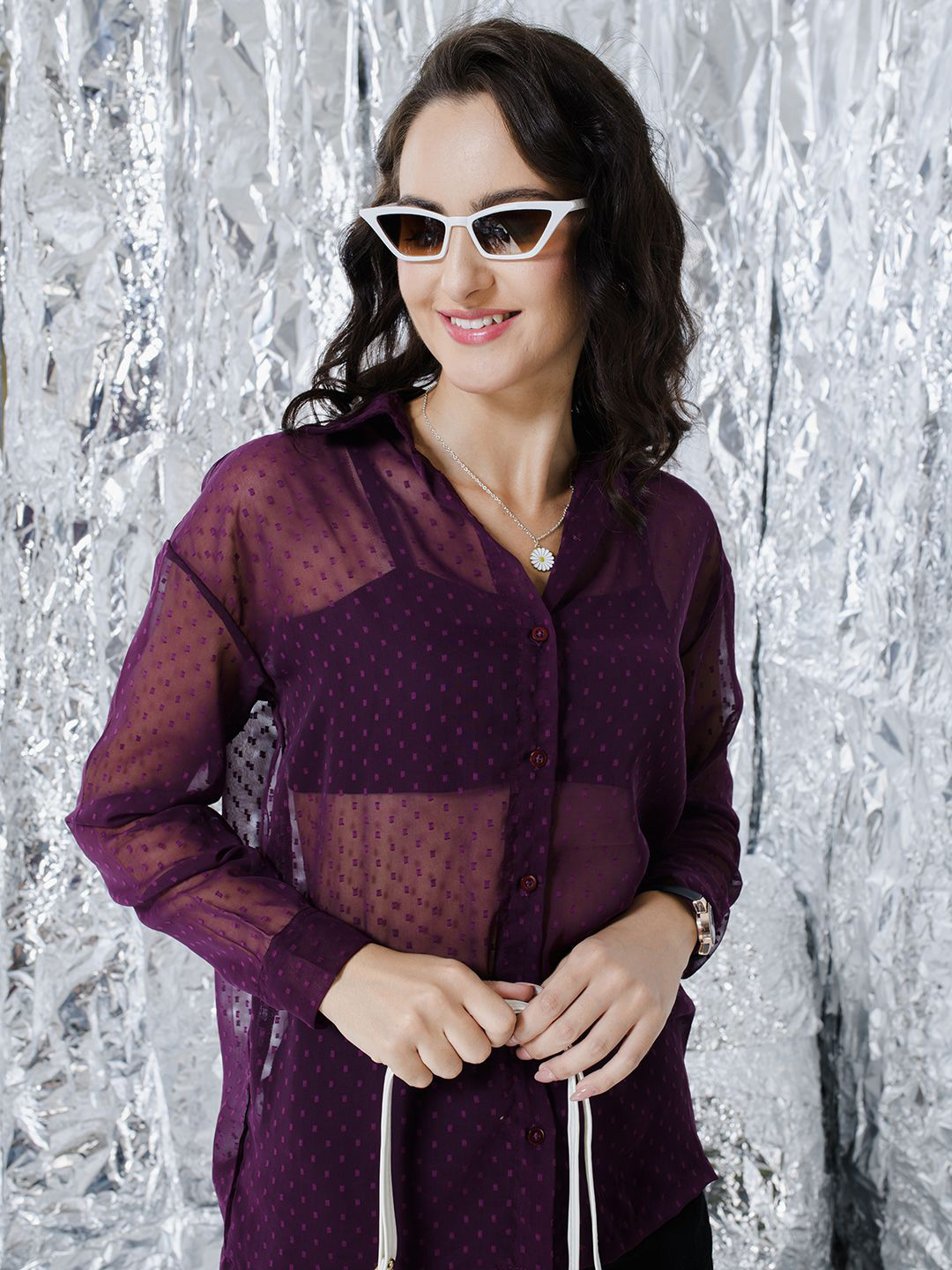 TANDUL Women Standard Opaque Printed Casual Shirt