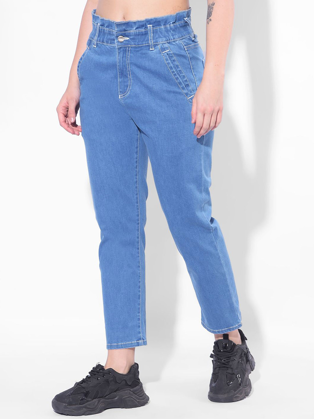 Numero Uno Women Mid-Rise Tappered Fit Stretchable Jeans