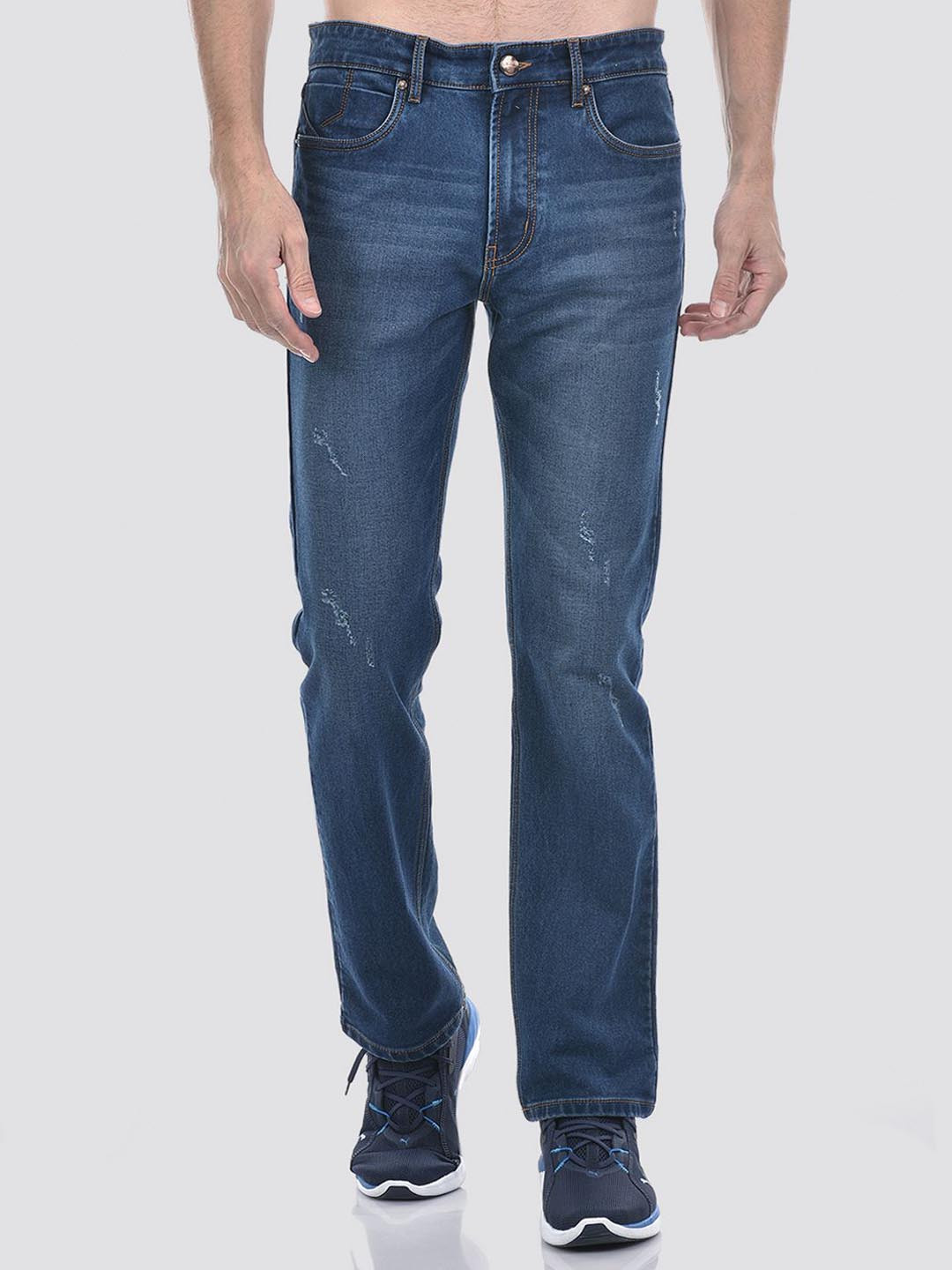 Numero Uno Men Solid Tappered Fit Sustainable Stretchable Jeans