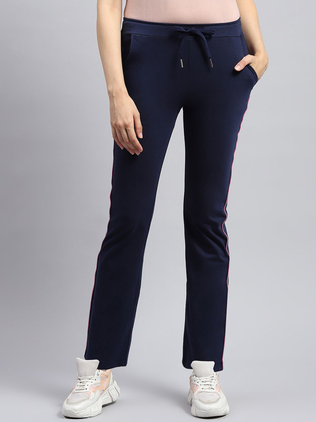 Monte Carlo Women Side Panel Details Regular Fit Track Pants