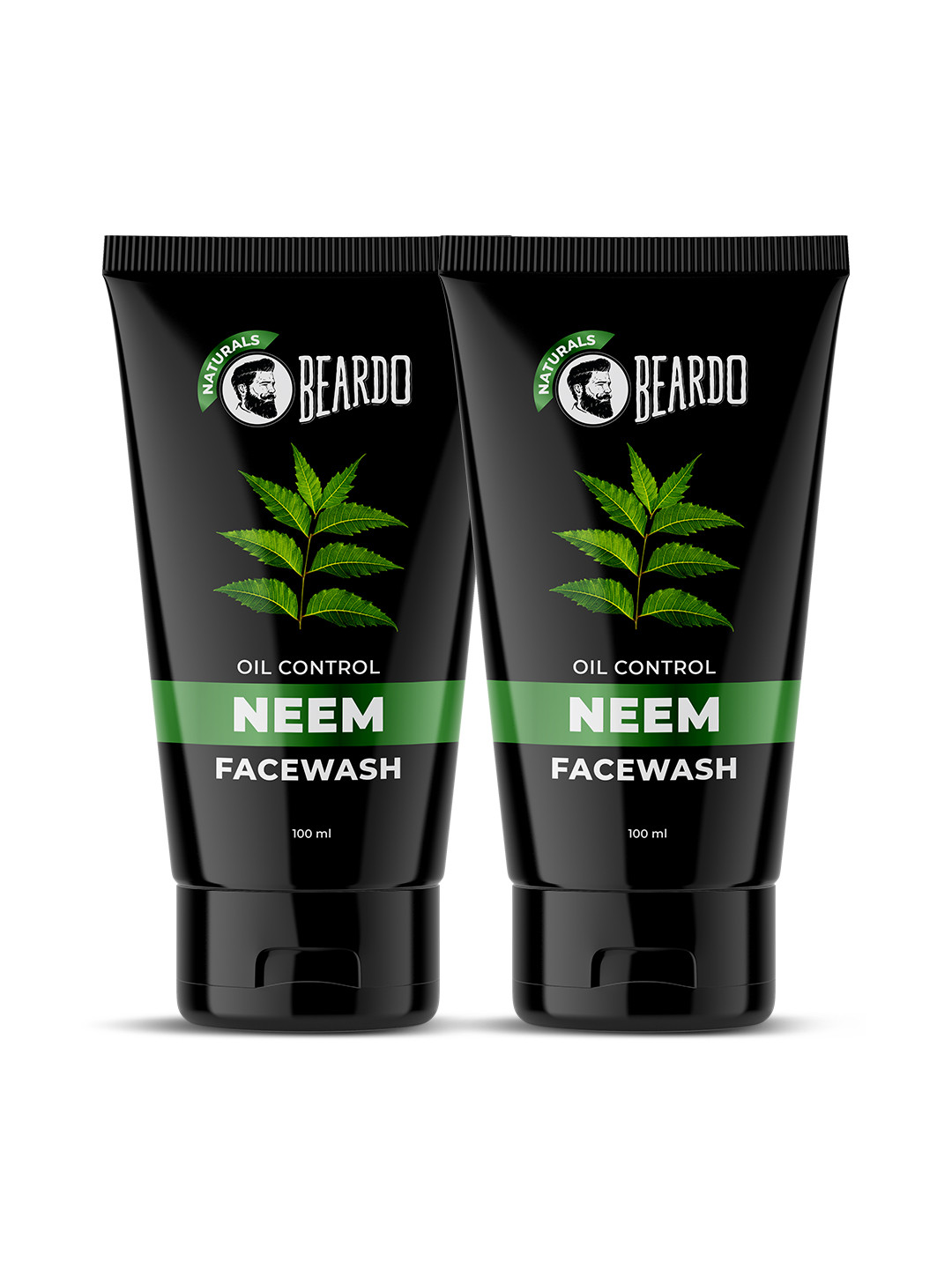 BEARDO Men Set Of 2 Oil Control Neem Face Wash To Soothe & Heal - 100ml Each