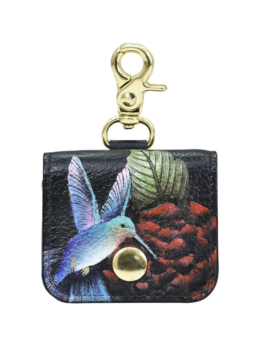 Anuschka Women's Hummingbird Heaven Hand Painted Leather Airpod Pro Case